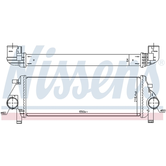 961238 - Intercooler, charger 