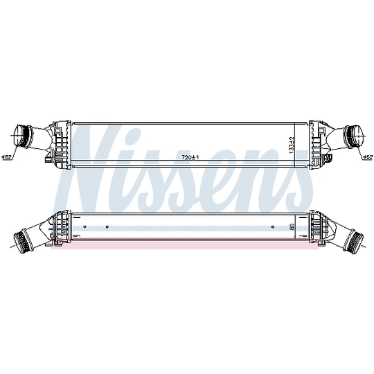 96111 - Intercooler, charger 