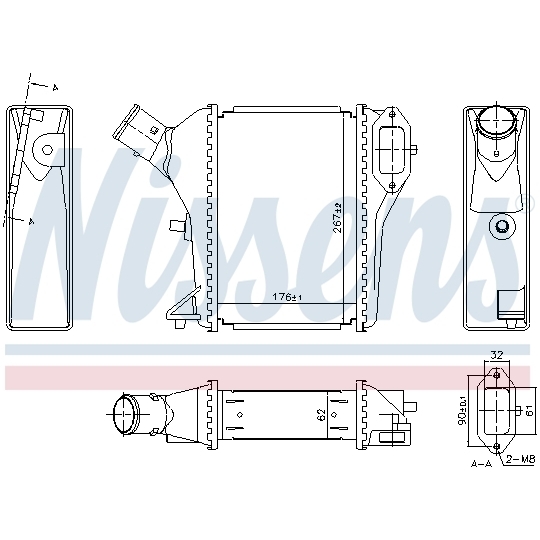 961423 - Intercooler, charger 