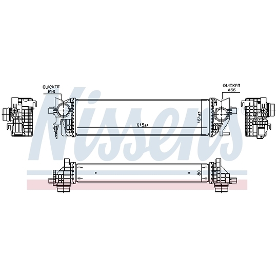 96133 - Intercooler, charger 