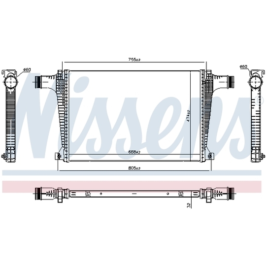 961470 - Kompressoriõhu radiaator 