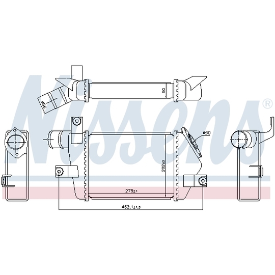 96373 - Kompressoriõhu radiaator 