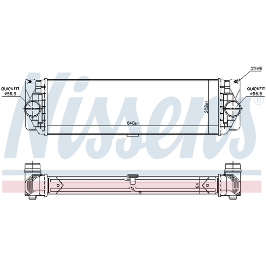 96526 - Intercooler, charger 