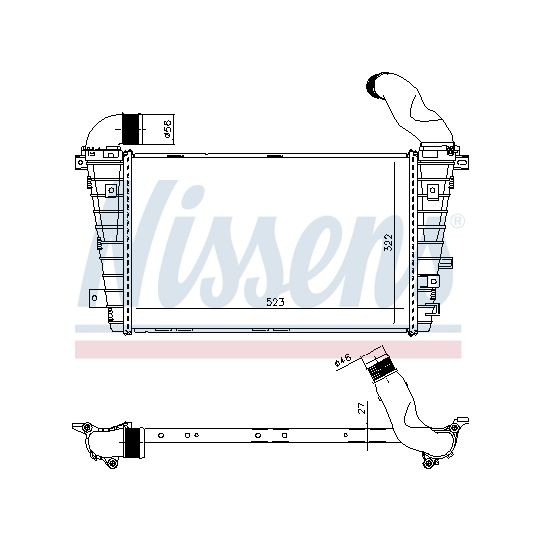 96461 - Intercooler, charger 