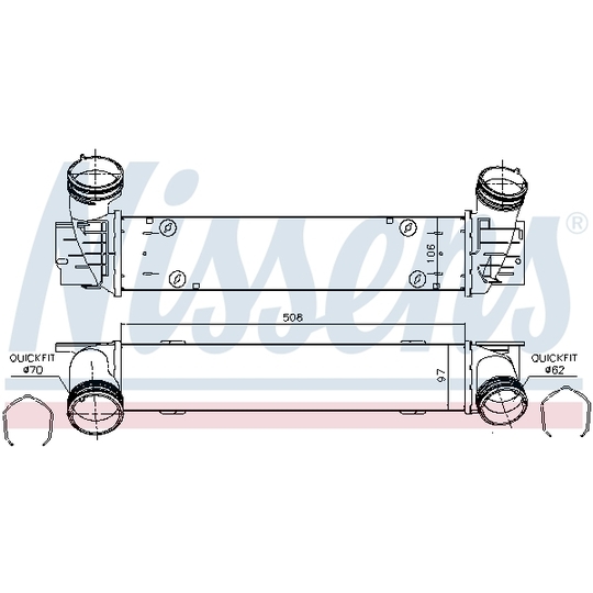 96480 - Intercooler, charger 