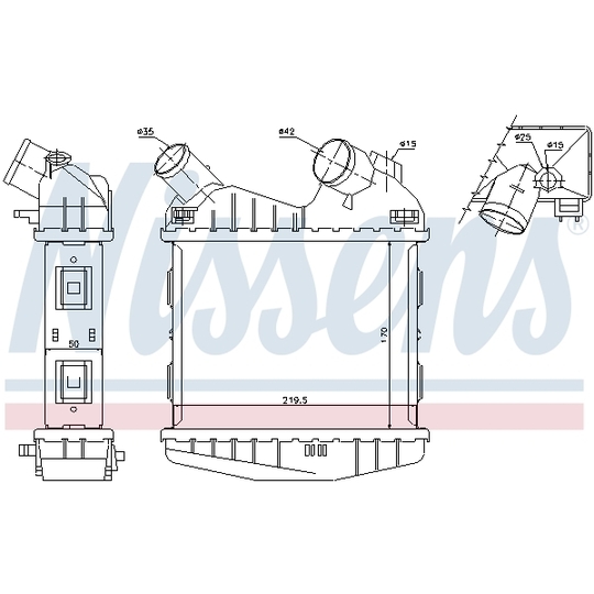 96499 - Intercooler, charger 