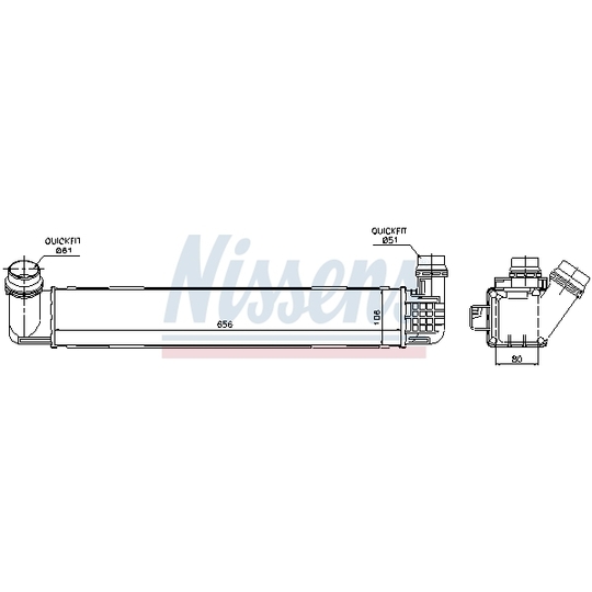 96546 - Intercooler, charger 