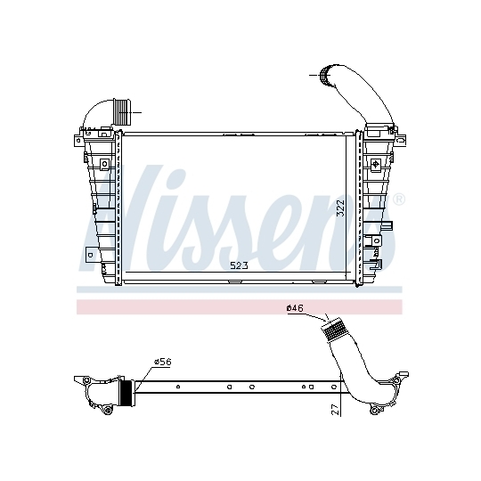 96586 - Intercooler, charger 