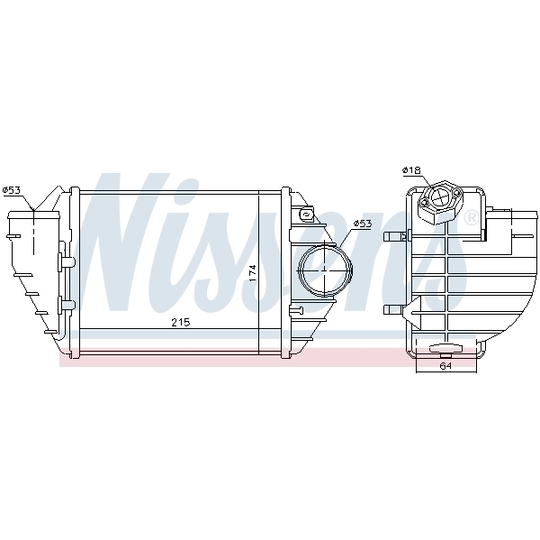 96690 - Intercooler, charger 