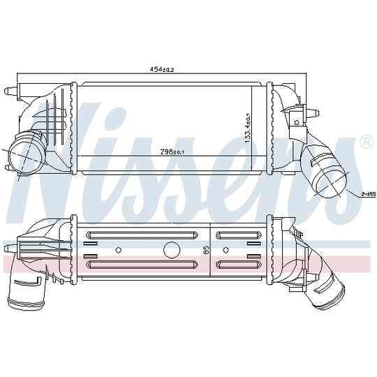 96719 - Intercooler, charger 