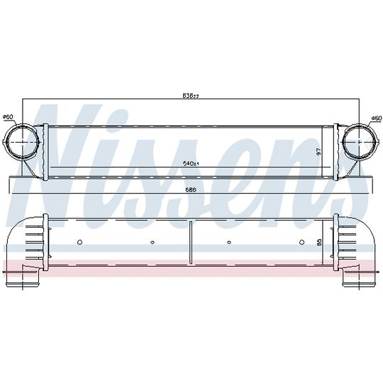 96726 - Intercooler, charger 