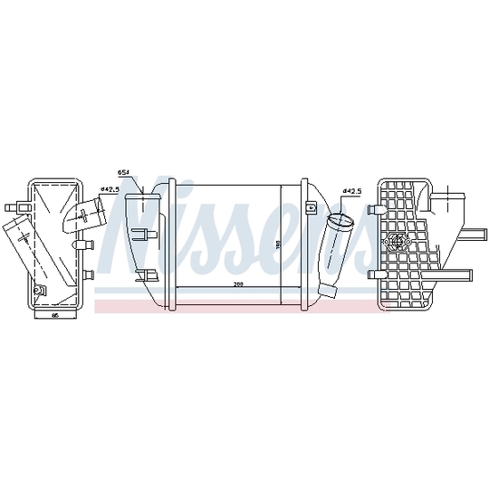 96708 - Intercooler, charger 