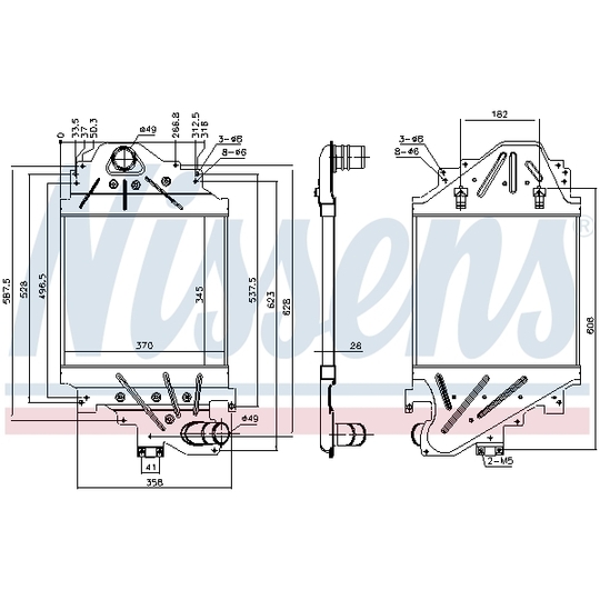 96791 - Kompressoriõhu radiaator 