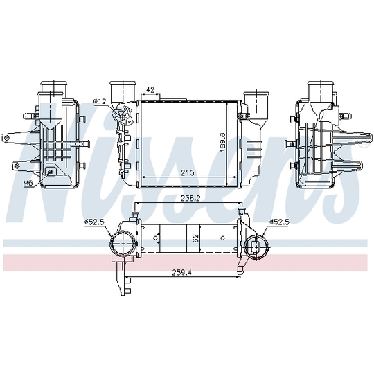 96709 - Intercooler, charger 