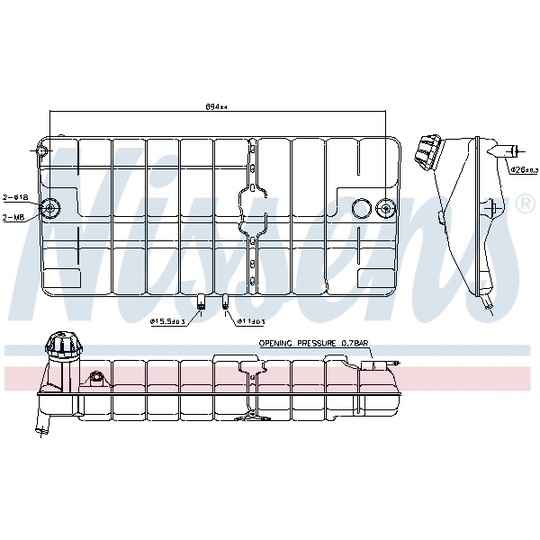 996051 - Expansion Tank, coolant 