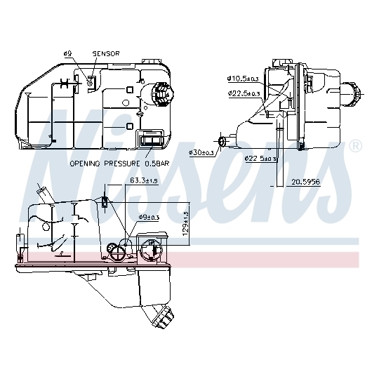 996061 - Expansion Tank, coolant 