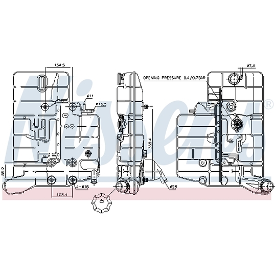 996043 - Expansion Tank, coolant 