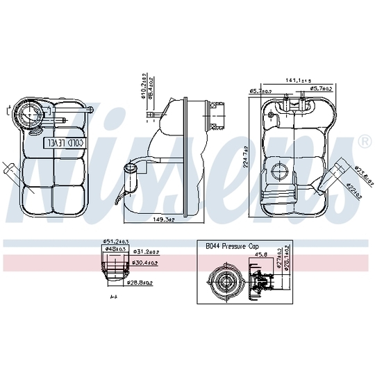 996231 - Expansion Tank, coolant 