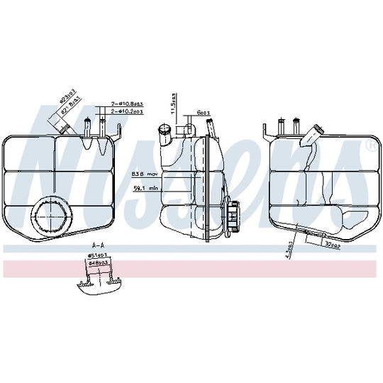 996143 - Expansion Tank, coolant 