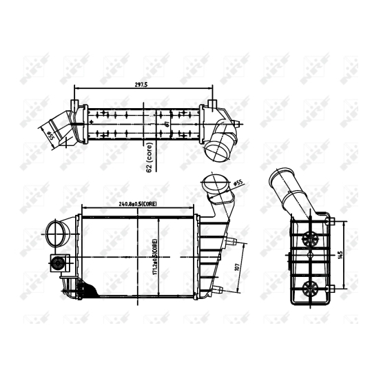 30142A - Intercooler, charger 