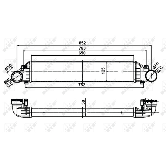 30161A - Intercooler, charger 