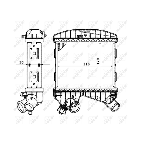 30177 - Intercooler, charger 