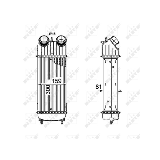 30196 - Intercooler, charger 