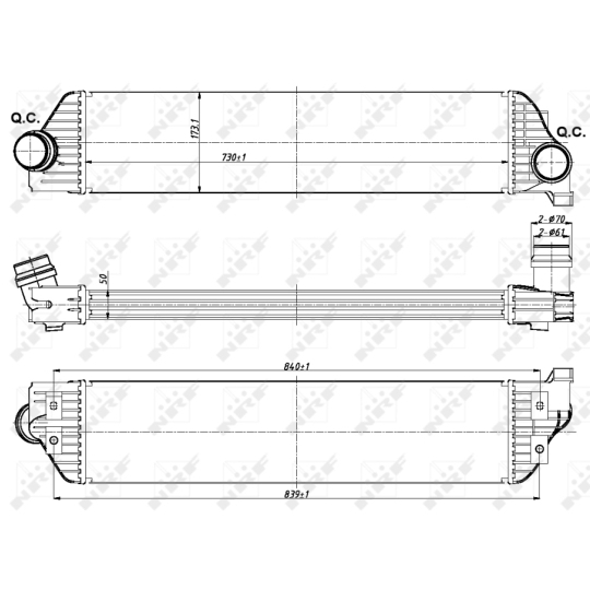 30358 - Intercooler, charger 