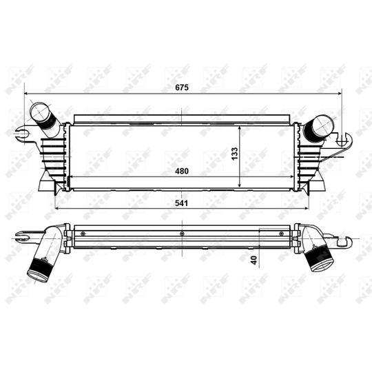 30511 - Intercooler, charger 