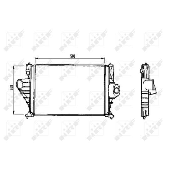 30843 - Intercooler, charger 