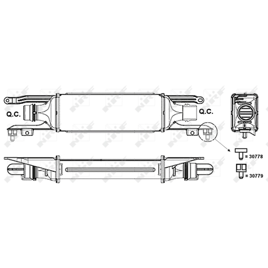 30779 - Kompressoriõhu radiaator 