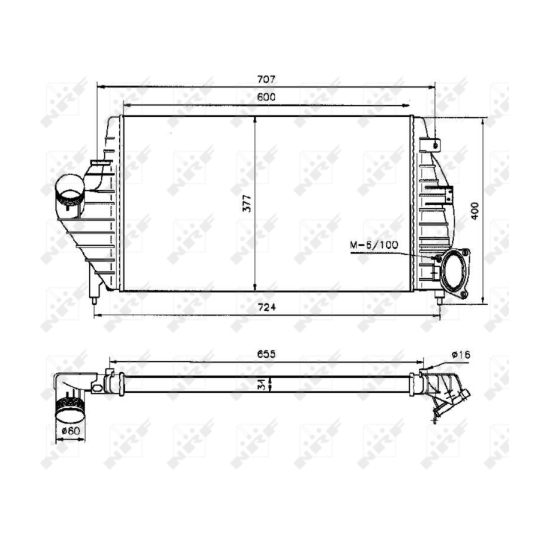 30818 - Intercooler, charger 