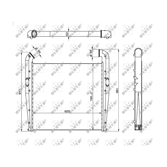 309018 - Intercooler, charger 