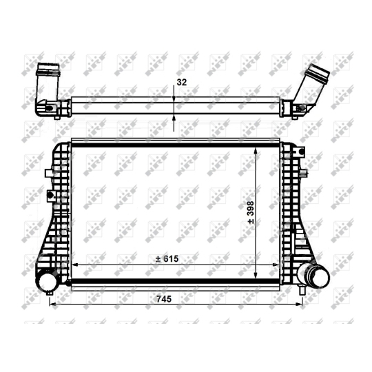 30915 - Intercooler, charger 