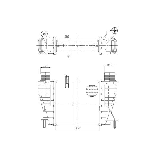 309043 - Kompressoriõhu radiaator 