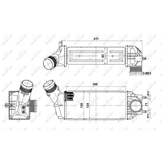 30908 - Intercooler, charger 