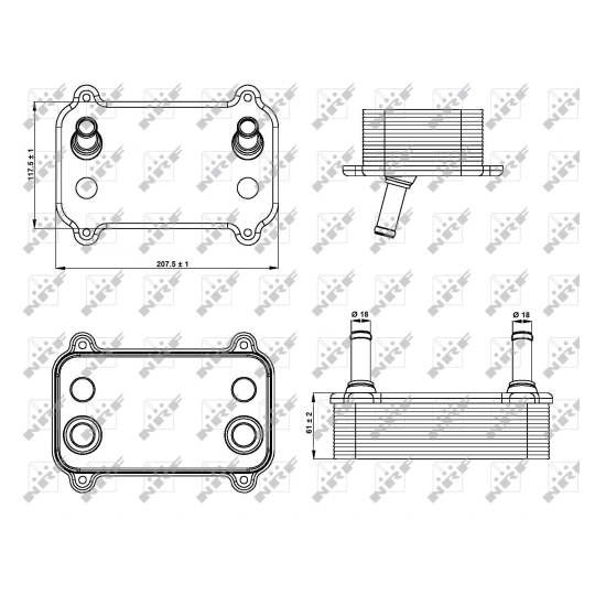 31288 - Oil Cooler, engine oil 