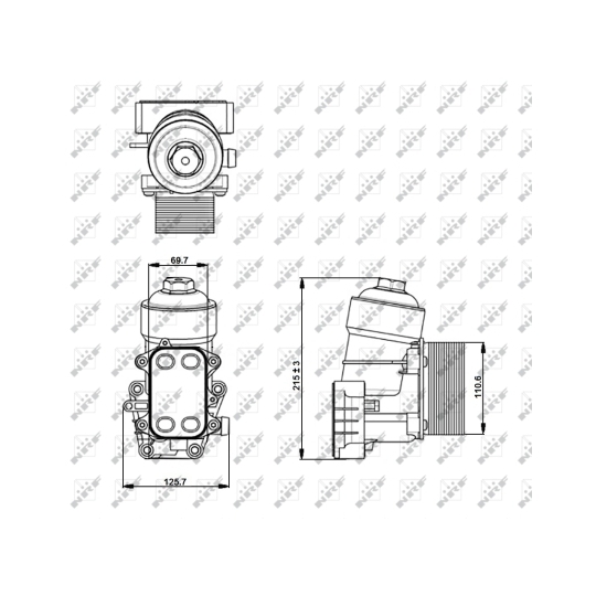 31355 - Housing, oil filter 