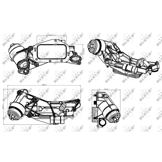 31315 - Oljekylare, motor 