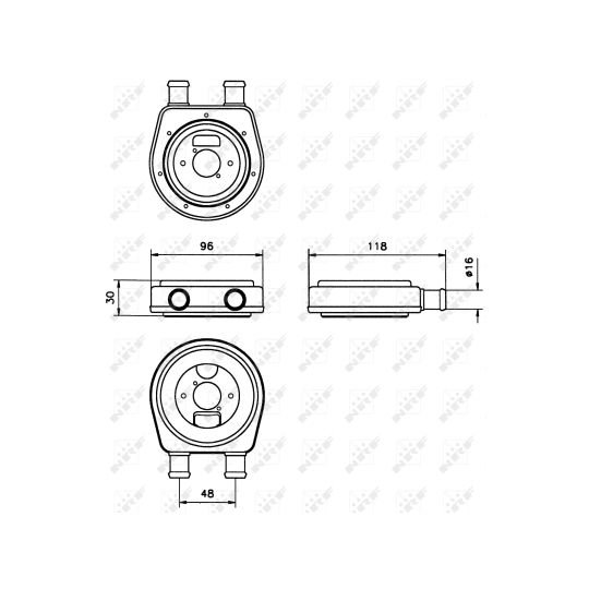 31303 - Oil Cooler, engine oil 