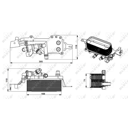 31749 - Oil Cooler, automatic transmission 