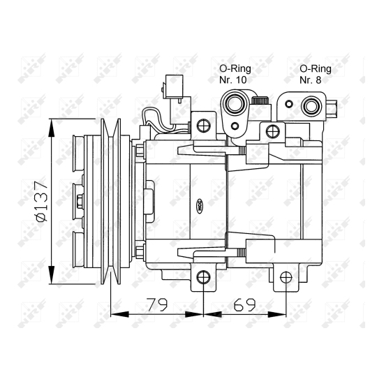 32223G - Kompressori, ilmastointilaite 