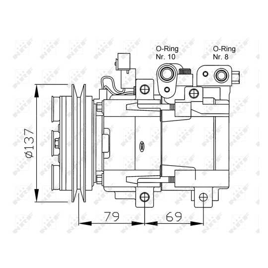 32223G - Kompressor, klimatanläggning 