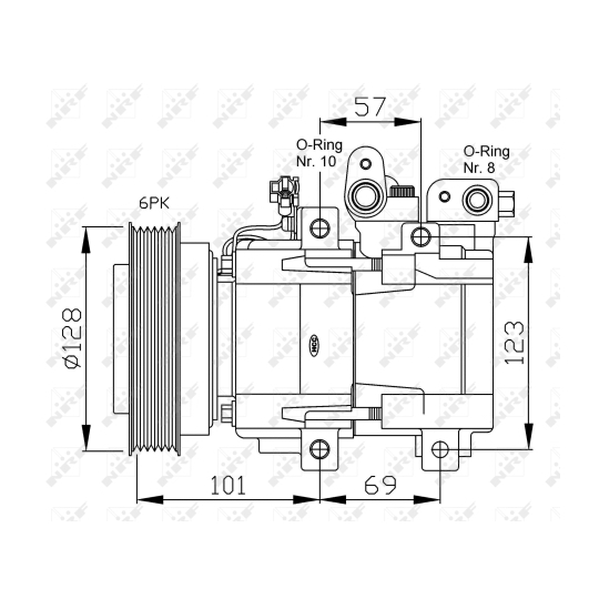 32204G - Kompressori, ilmastointilaite 