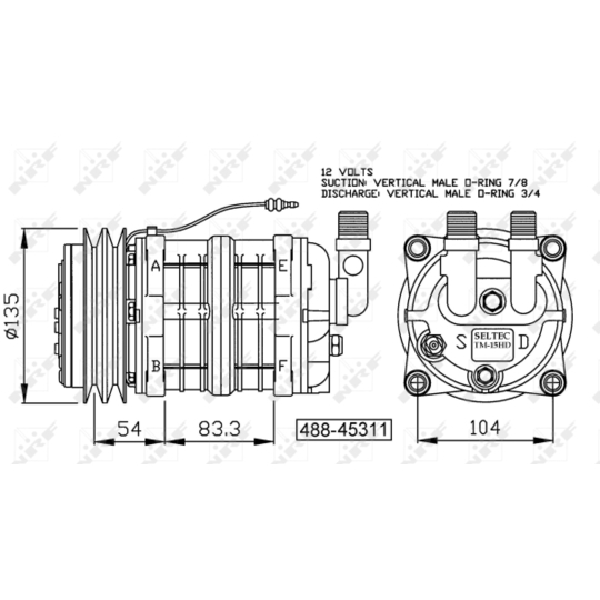32154G - Compressor, air conditioning 