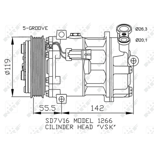 32269 - Kompressori, ilmastointilaite 