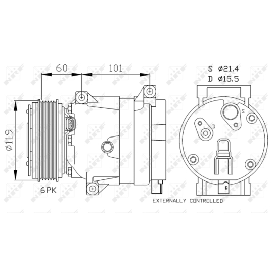 32460G - Compressor, air conditioning 