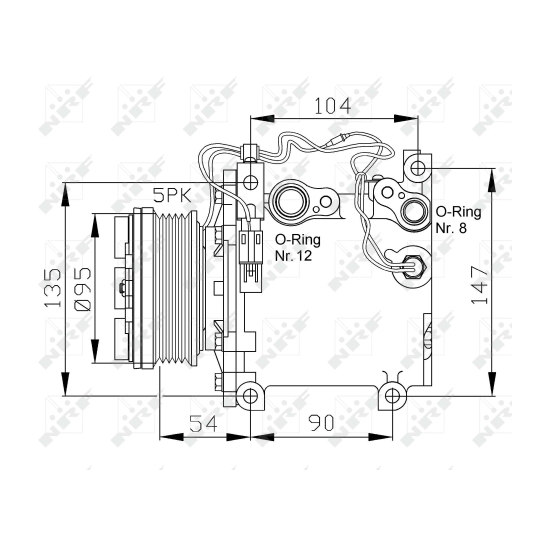 32455 - Compressor, air conditioning 