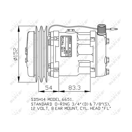 32763G - Compressor, air conditioning 