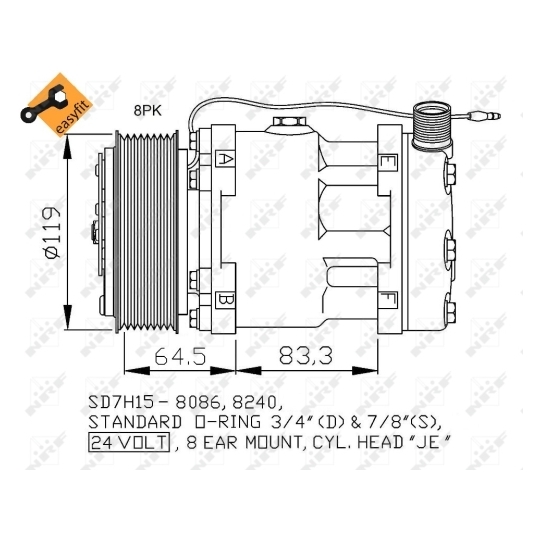 32770 - Compressor, air conditioning 